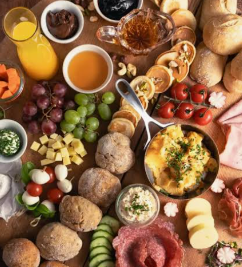 Regionale Frühstücksplatte